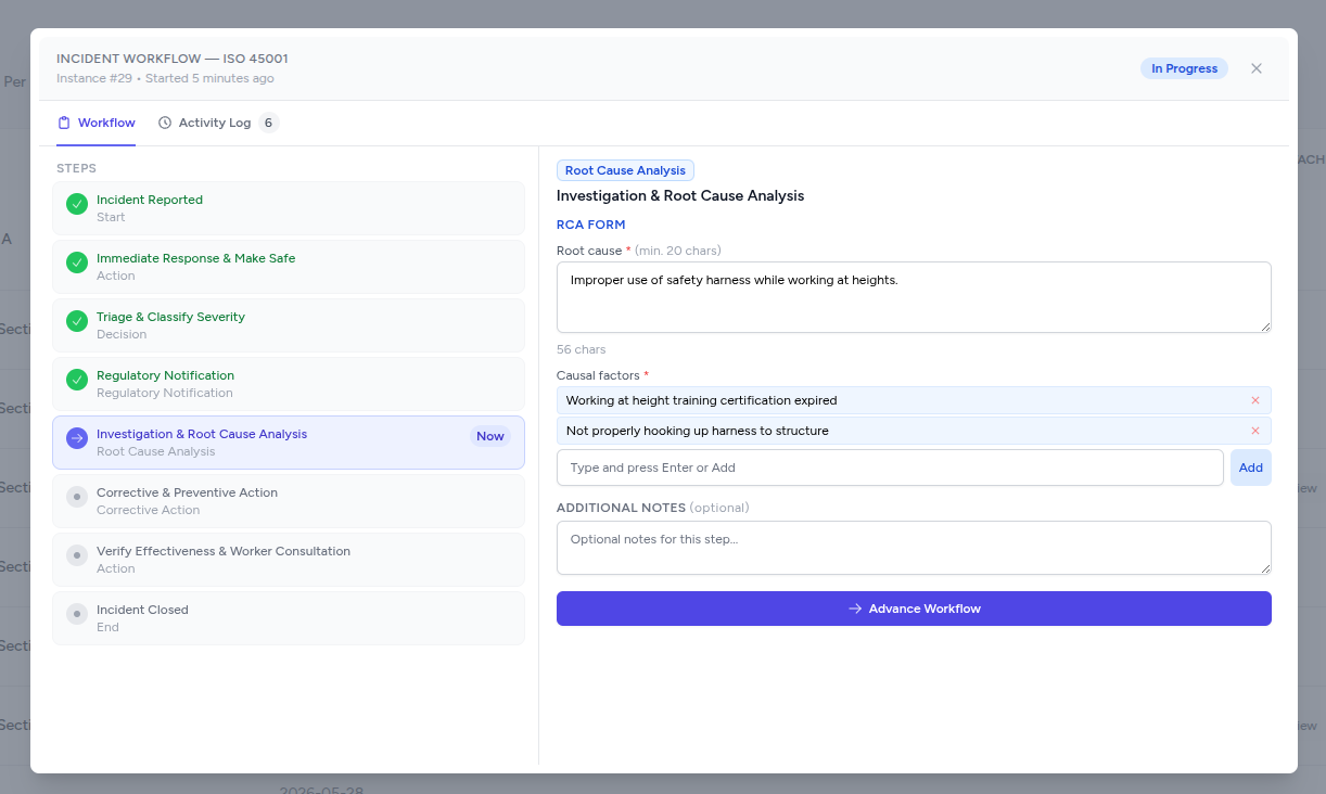 Incident Workflow — Root Cause Analysis